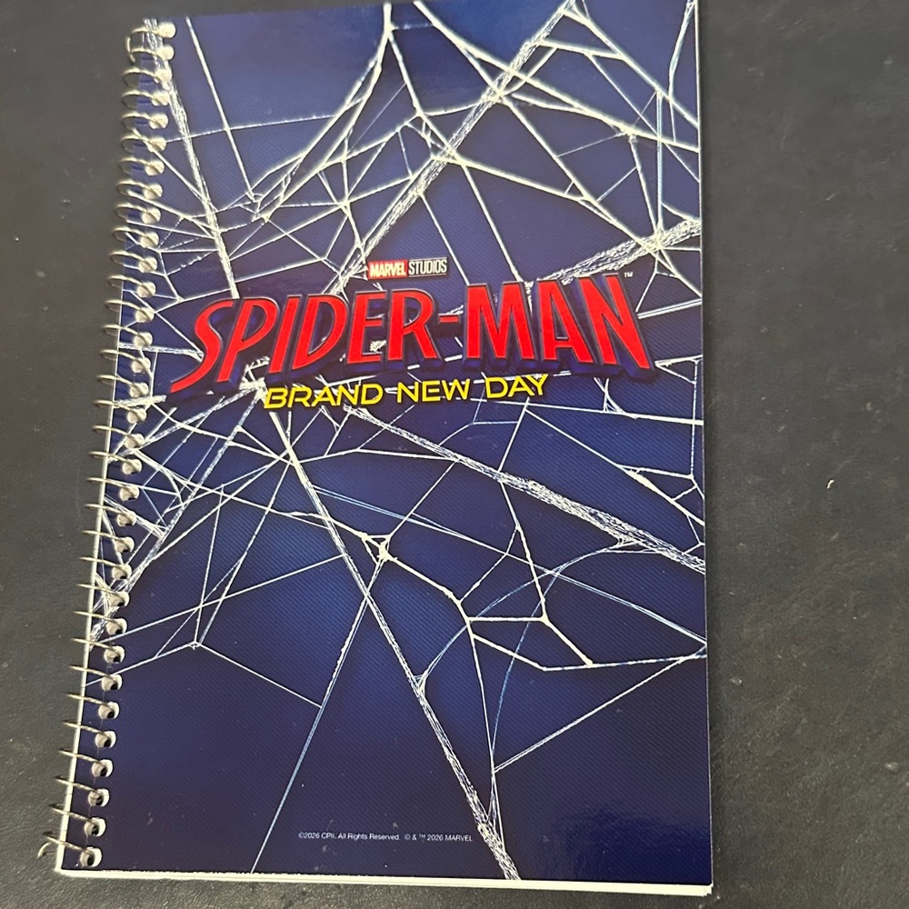 Marvel Spider-Man Blue & Red 'Brand New Day' Spiral Notebook